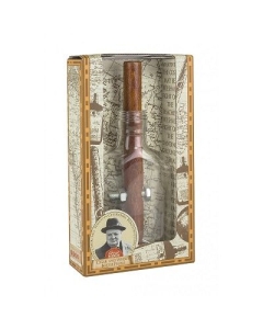 Joc Churchills Cigar and Whisky Bottle