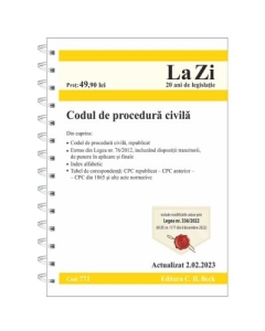 Codul de procedura civila. Actualizat la 2. 02. 2023
