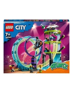 LEGO City. Provocarea suprema de cascadorii pe motocicleta 60361 385 piese
