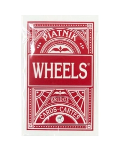 Pachet carti de joc Wheels Rosu