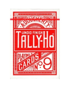 Carti de joc Tally-Ho pentru jucatori magicieni si cardisti Rosu