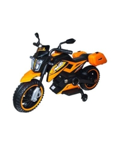 Motocicleta cu acumulator 1 motor 12V 4A portocaliu