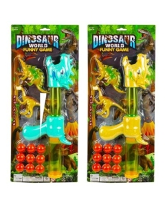 Pistol cu bile dinozaur  figurine dinozauri