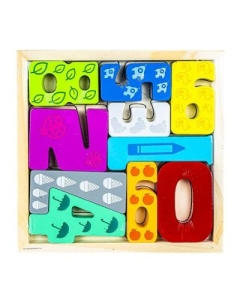 Puzzle din lemn Tetris - Cifre