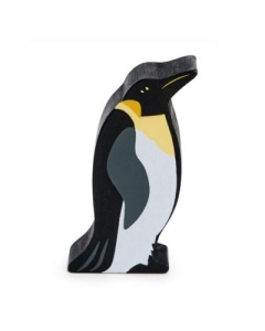 Figurina Pinguin regal din lemn premium