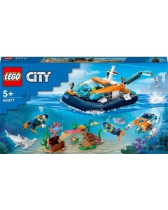 LEGO City. Barca pentru scufundari de explorare 60377 182 piese