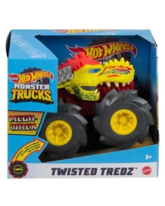 Monster Truck masinuta Twister Tredz Mega Wrex galben. scara 1 43