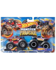Monster Truck Set 2 masini scara 1 64 Hot Wheels 1 si Hot Wheels 4