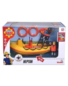 Barca Neptun cu figurina si accesorii Pompierul Sam