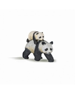Figurina panda cu pui Papo