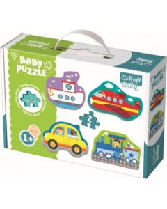 Puzzle baby clasic Vehicule pentru transport 8 piese Trefl