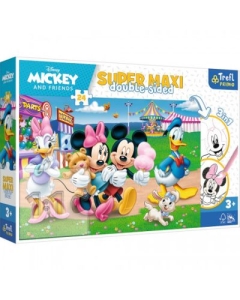 Puzzle Primo 24 super maxi Disney. Mickey la targ Trefl