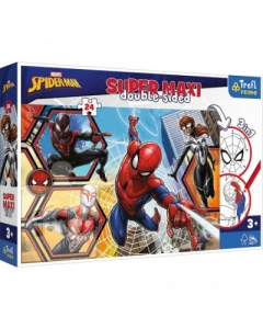 Puzzle Primo 24 super maxi Disney. Spiderman in actiune Trefl