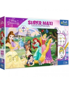 Puzzle Primo 24 super maxi Disney. Printesele fericite Trefl
