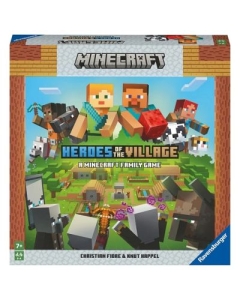 Joc de societate pentru copii de la 7 ani multilingv inclusiv RO Minecraft Heroes of the Village