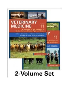 Veterinary Medicine A textbook of the diseases of cattle horses sheep pigs and goats two-volume set - Peter D. Constable