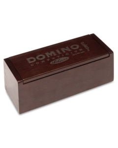 Joc Domino Clasic Premium in caseta lemn 28 piese cu insertie de metal Cayro