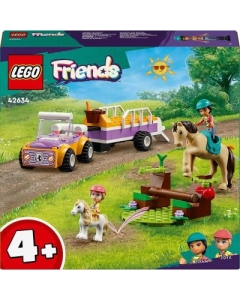 LEGO Friends. Remorca cu ponei si cal 42634 105 piese