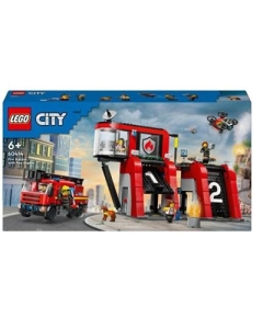 LEGO City. Statie si camion de pompieri 60414 843 piese