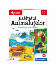 Joc educativ Agerino Habitatul animalutelor