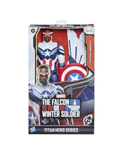 Figurina Titan Hero Captain America Sam Wilson 30 cm Avengers