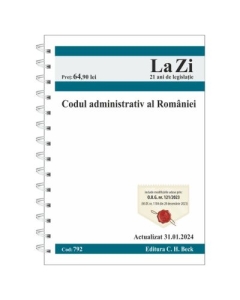 Codul administrativ al Romaniei. Actualizat la 31. 01. 2024