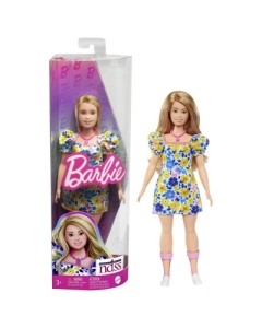 Papusa Barbie Fashionista blonda cu sindrom Down
