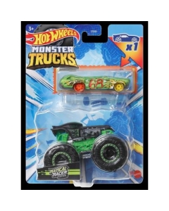 Monster Truck si masinuta metalica Ratical Racer