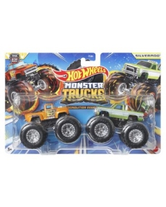 Monster Truck Set 2 masini scara 1 64 Hi-Tail Hauler si Silverado
