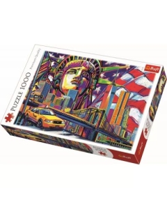 Puzzle 1000 piese Londra in culori Trefl