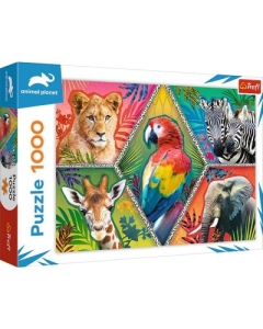 Puzzle 1000 piese Animale exotice Trefl