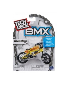 Pachet bicicleta BMX Sunday galben Tech Deck