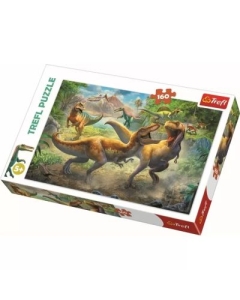 Puzzle 160 Tyrannosauri in lupta Trefl