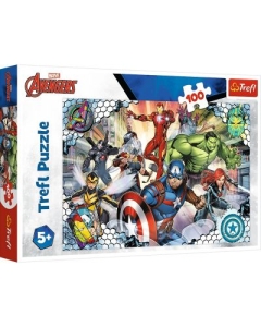 Puzzle 100 Avengers. Razbunatorii faimosi Trefl