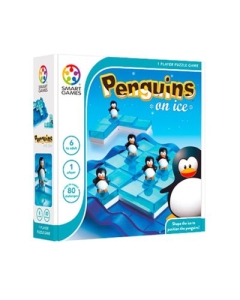 Joc de logica Penguins on ice cu 100 de provocari limba romana