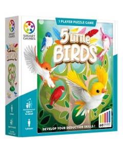 Joc de logica 5 Little Birds cu 60 de provocari limba romana