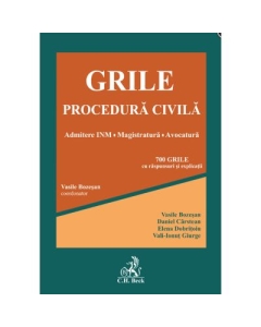 Grile Procedura Civila. Admitere INM  Magistratura  Avocatura - Vasile Bozesan