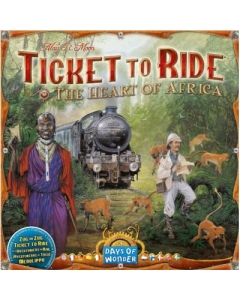 Joc de societate Ticket to Ride extensie Collection Heart of Africa limba engleza
