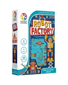 Joc de logica Robot Factory cu 48 de provocari limba romana