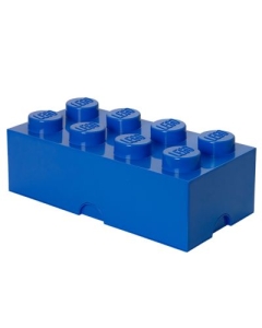 Cutie depozitare LEGO 2x4 albastru inchis 40041731