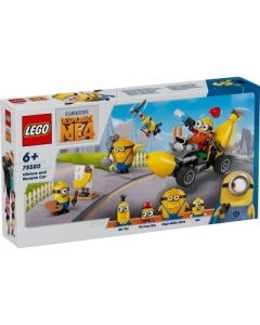 LEGO Minions. Minionii si masina-banana 75580 136 piese