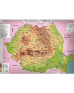 Plansa Harta generala a Romaniei