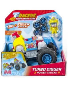 Set masinuta si figurina T-racers - Turbo Digger