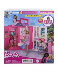 Casa de papusi pliabila cu 4 zone Barbie