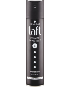 Taft Fixativ Power Invisible, Non-Sticky & Non-Stiff 5, 250 ml
