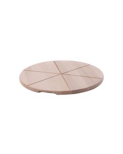 Platou / Planseta pizza, lemn de fag, 450 mm, compartimentata, Hendi