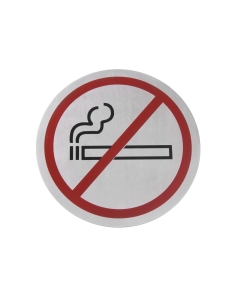 Semn Hendi pentru usa - Fumatul interzis - 75 mm, otel inoxidabil