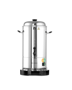 Percolator / cafetiera profesionala, 6lt, Hendi, cu pereti dubli din inox, 1500W, diam. 241x (H)480 mm, robinet anti-picurare, temperatura ajustabila pana la 100 , filtru incorporat pentru cafea macinata