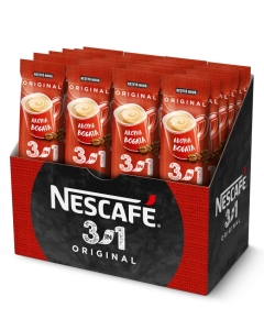 Pachet Nescafe 3 in 1, Cafea instant Original, 15g x 24 buc