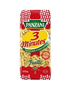 Panzani 3 Minute Paste Fusilli, 500 g